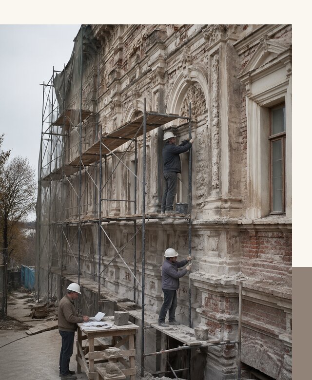 Реставрация объектов культурного наследия под ключ в Воронеже